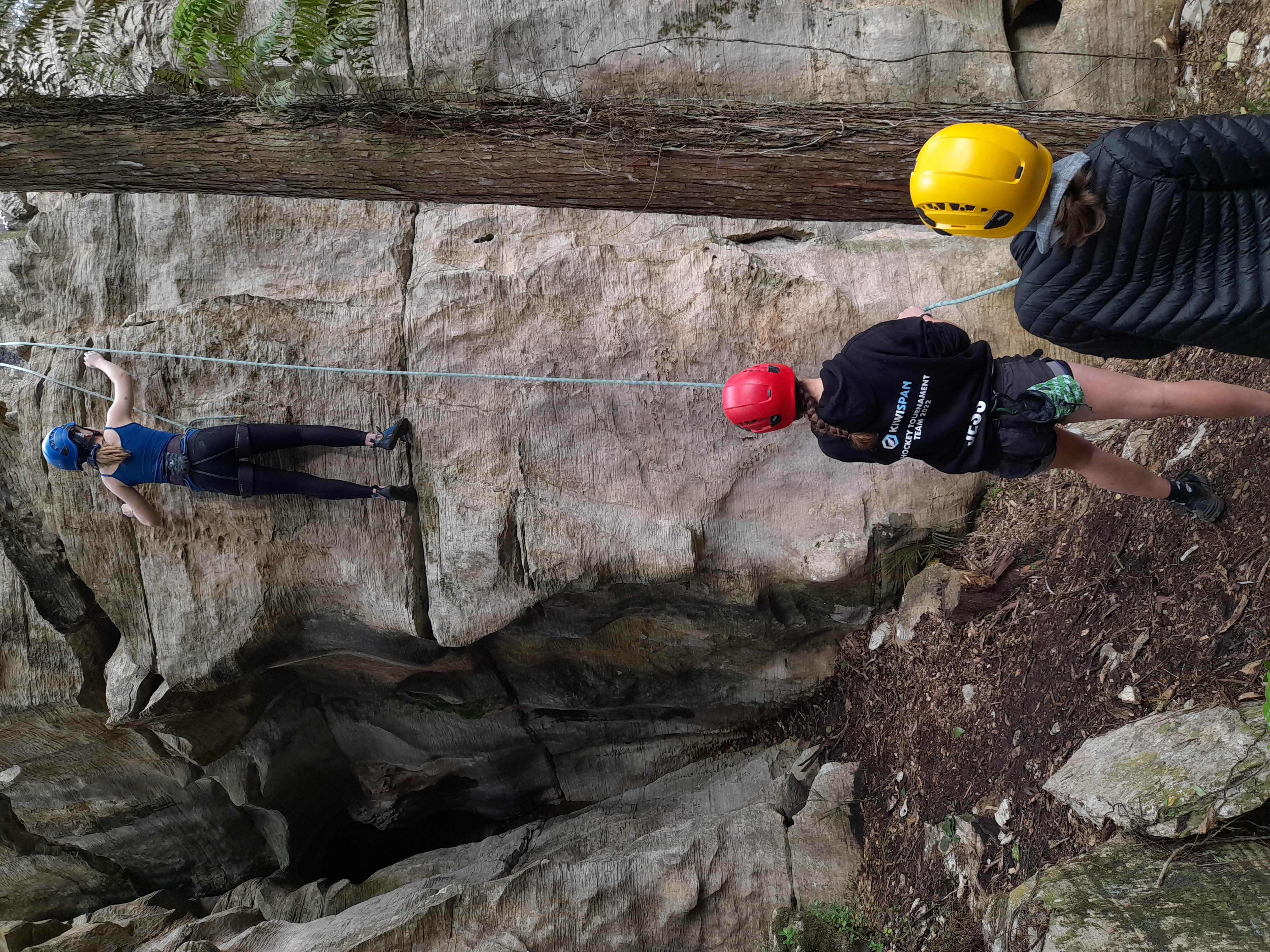 Kids Climbing at Milky Way Crag