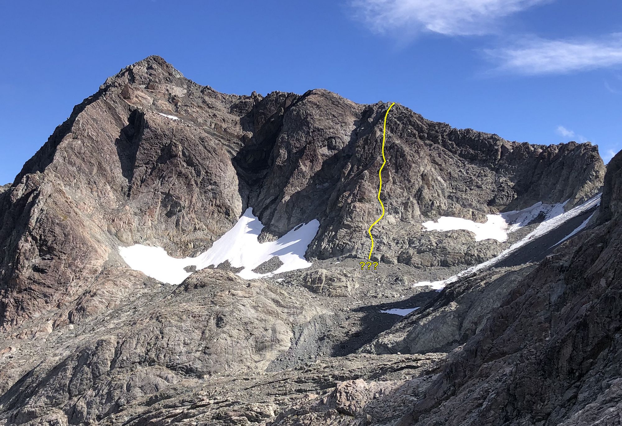 Mt Speight - Speight Buttress (right)