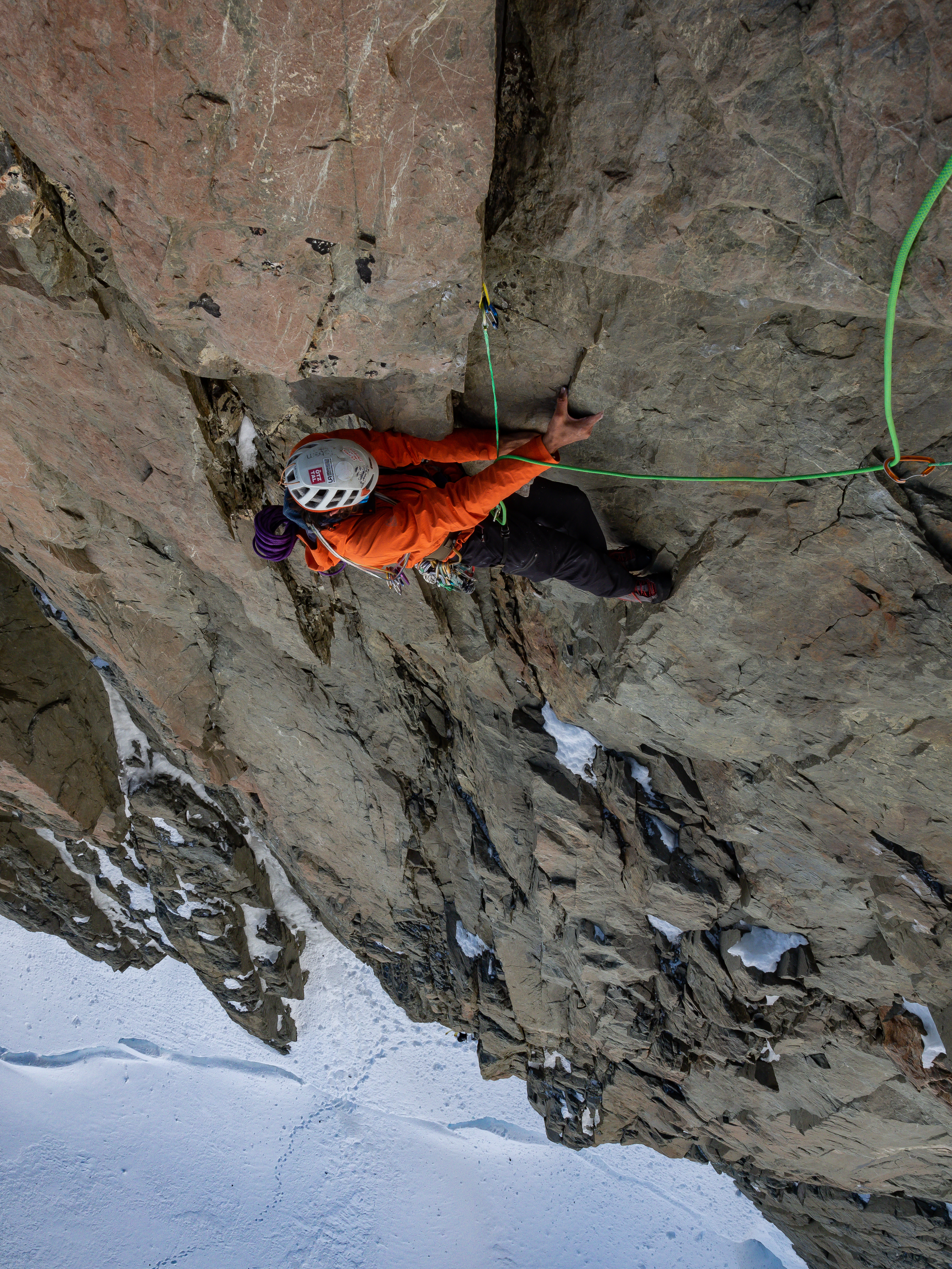 justin pulling the undercling roof