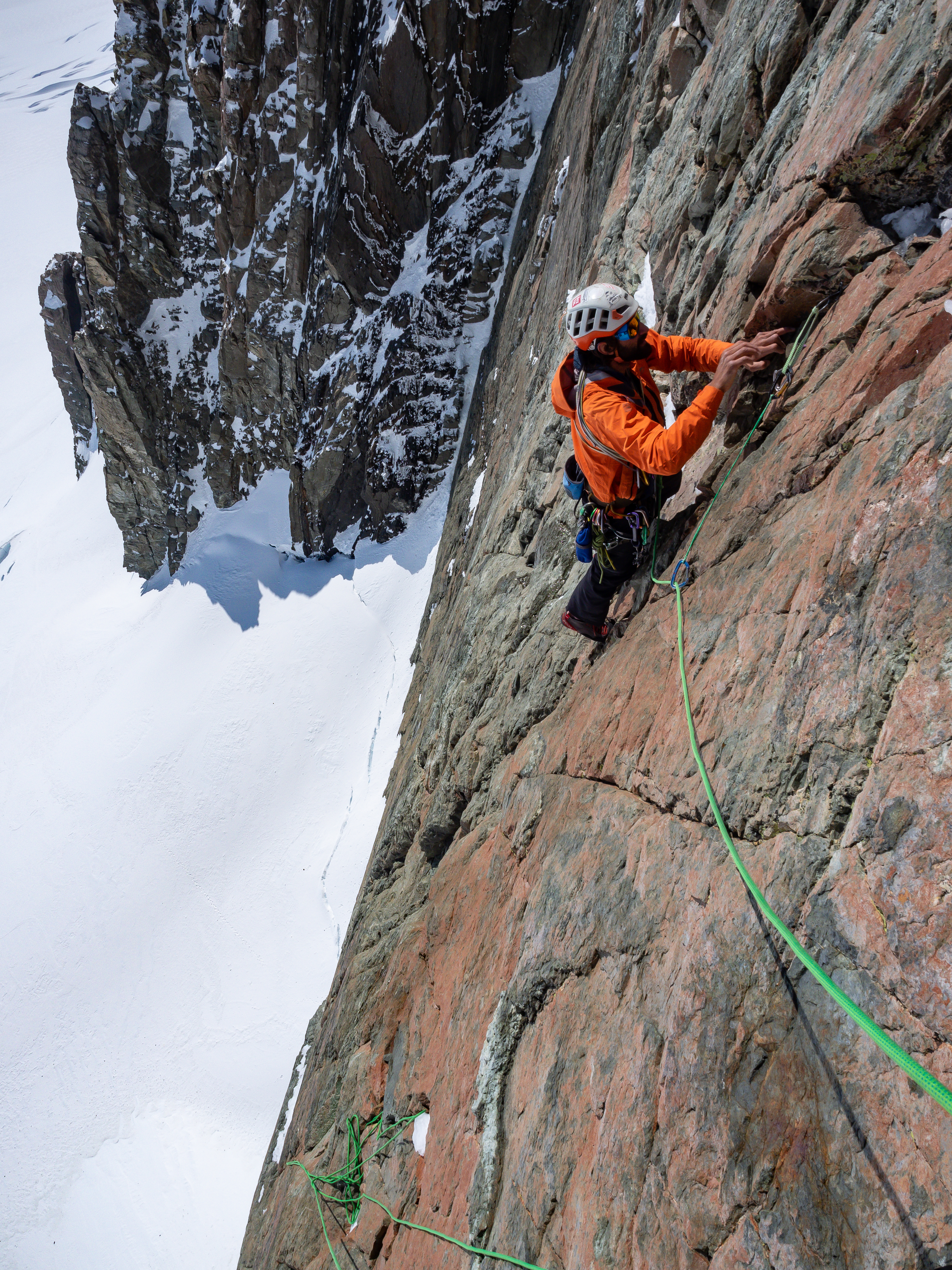 Justin on the last pitch 