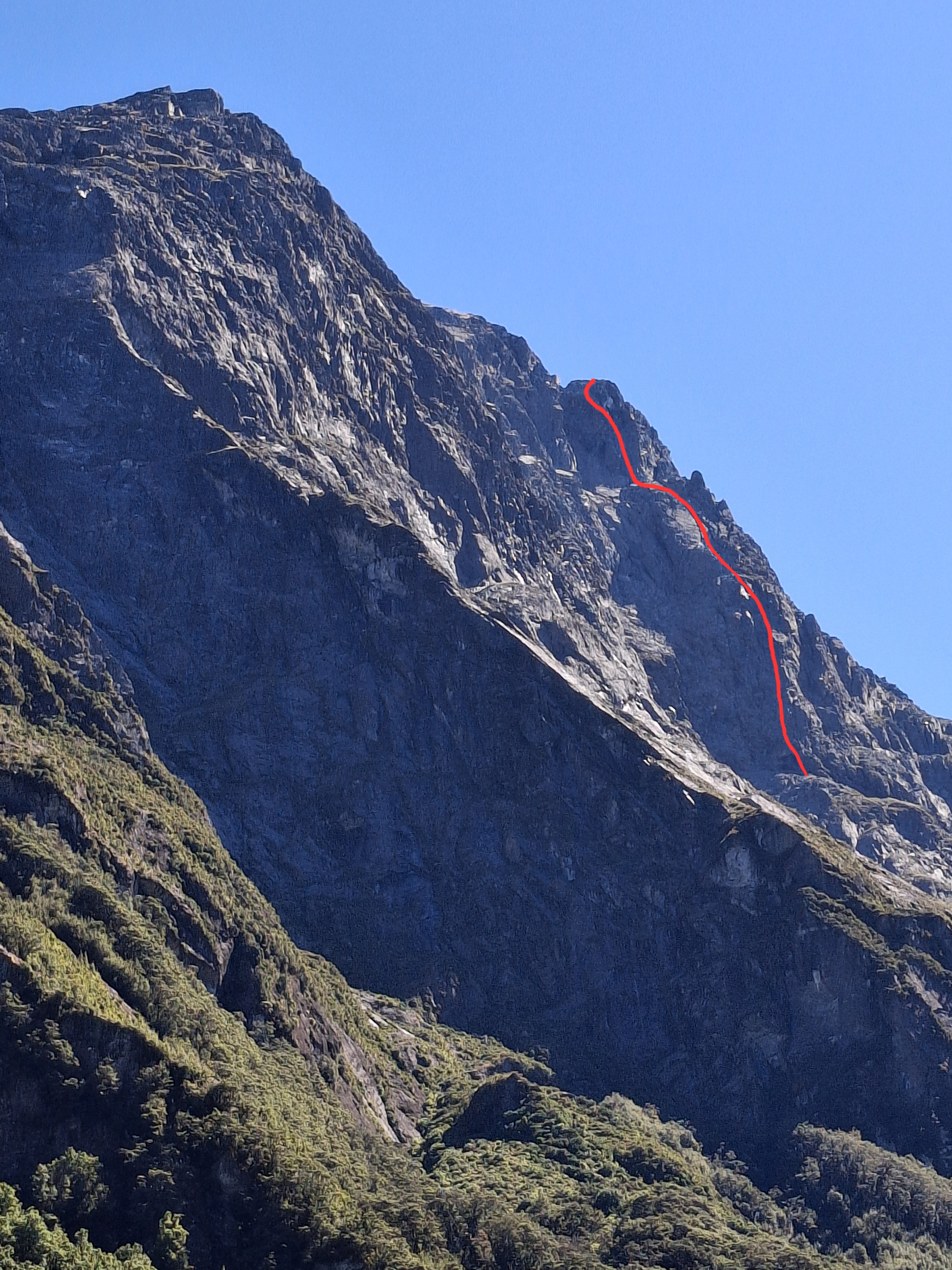 East face of Mt Chaos 