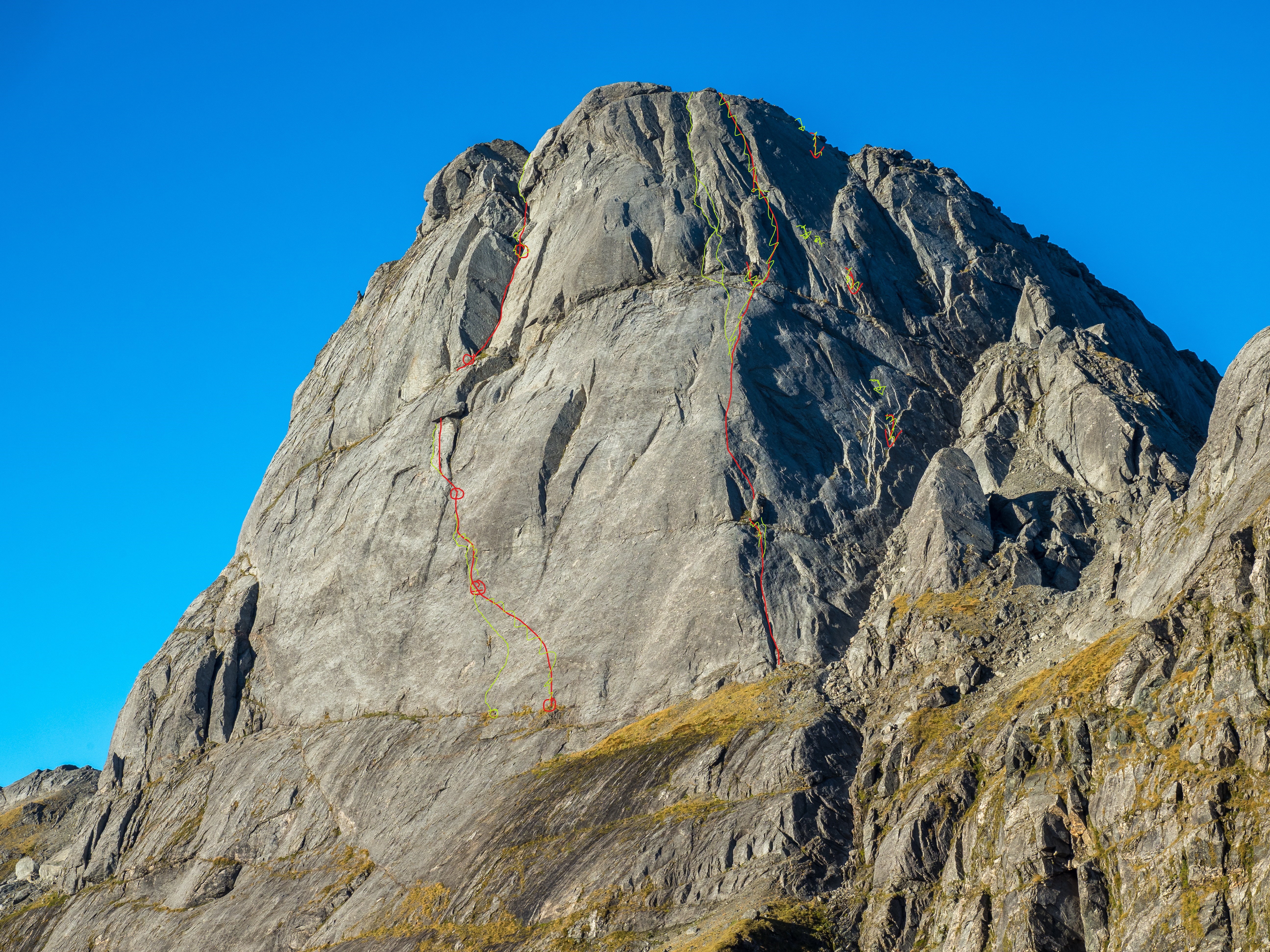 north buttress - sunshade line (green not red)