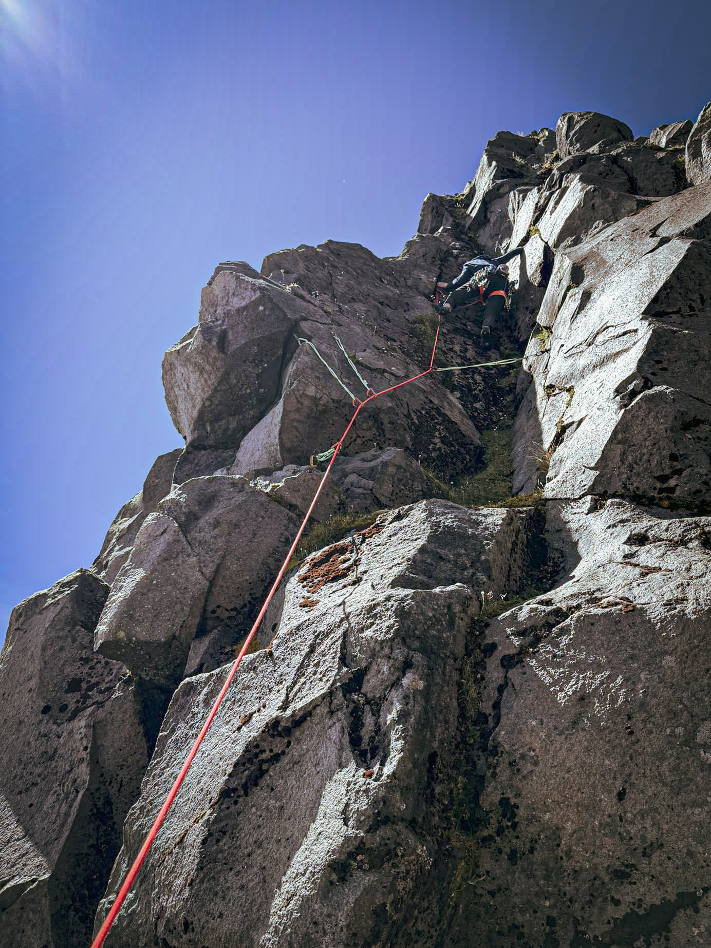 F. Miles on FA of 'Don't Decide to Slide' (16). Image: L. Flay 2025