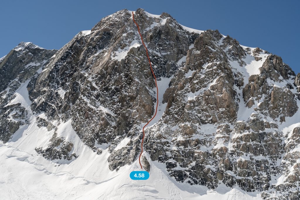 Mt Dixon West Face Central-Gully  English, Hillary