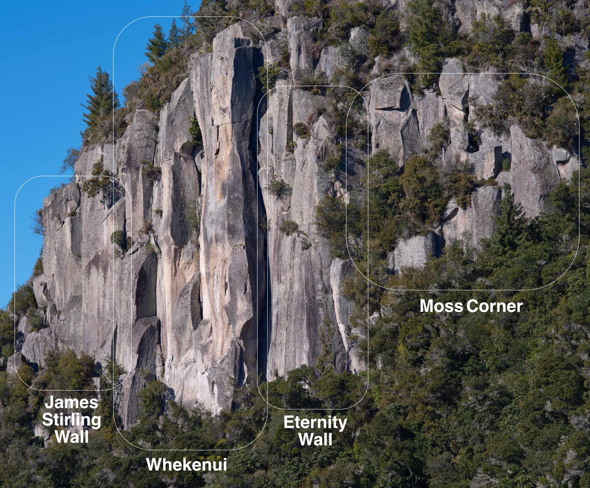 Whekenui sectors, 2024