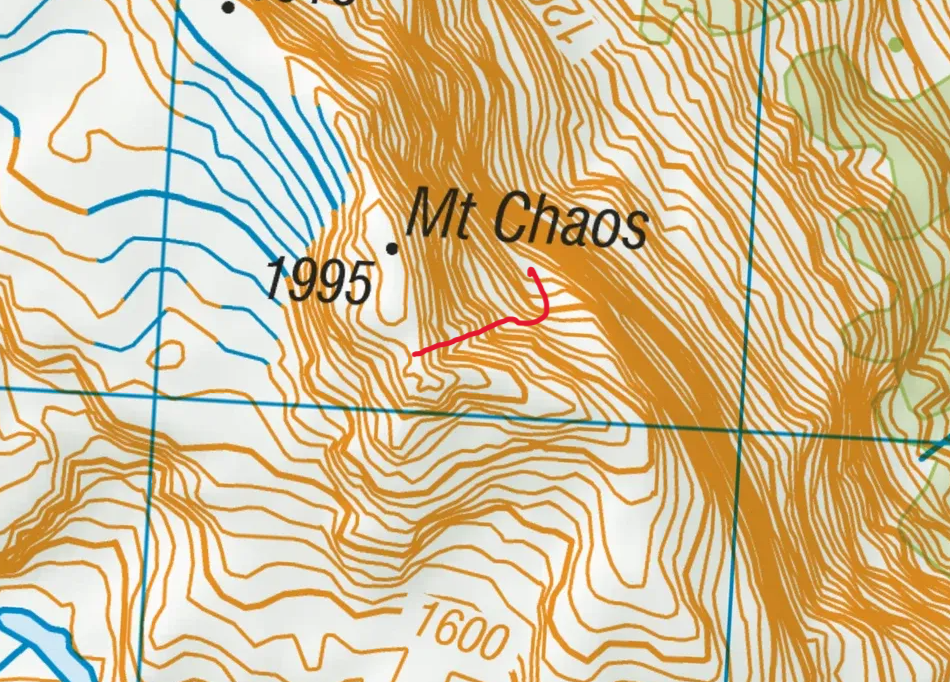 Line of ascent for 'Too Many Cunts in the Kitchen'