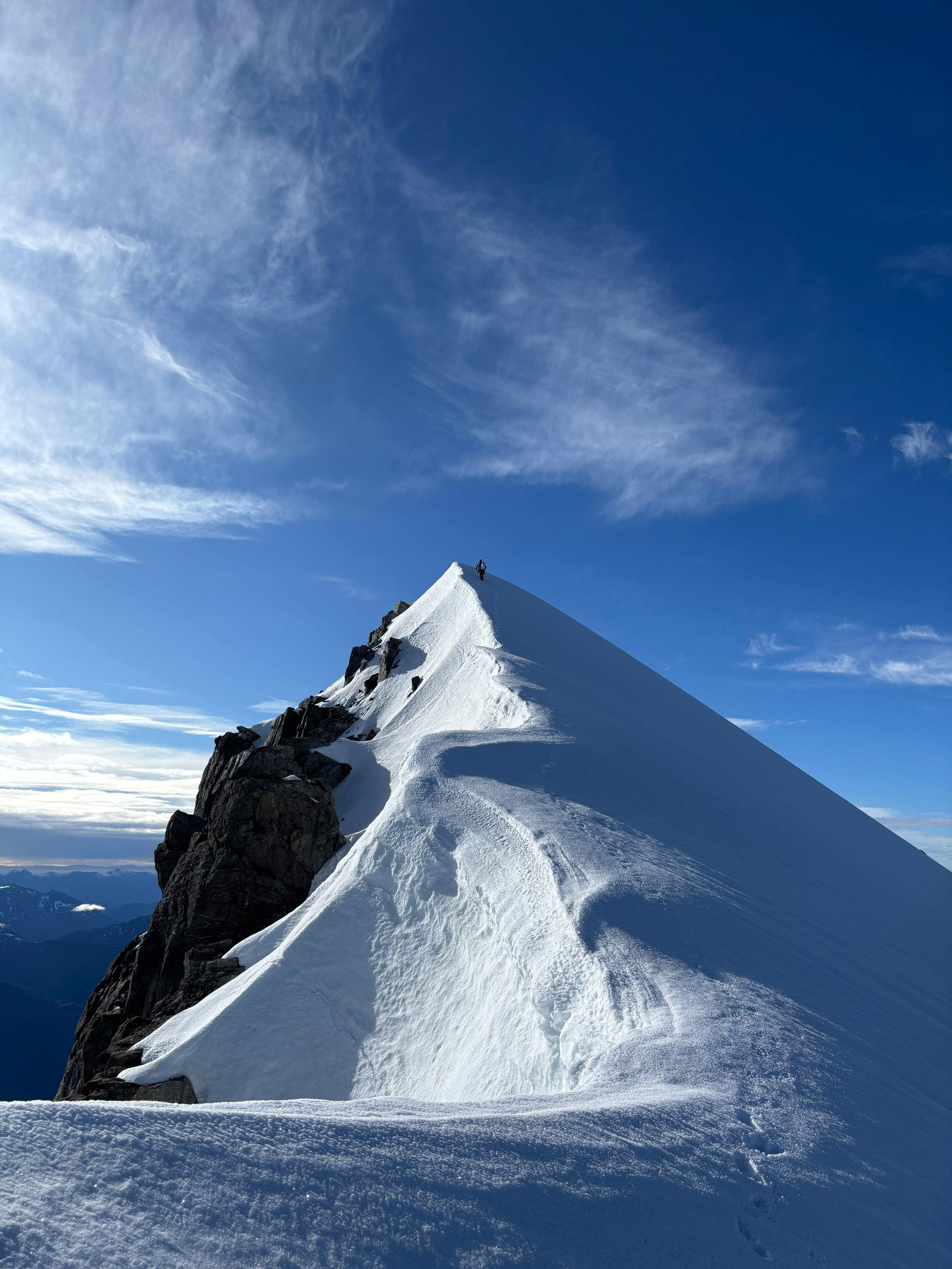 Approaching the summit 