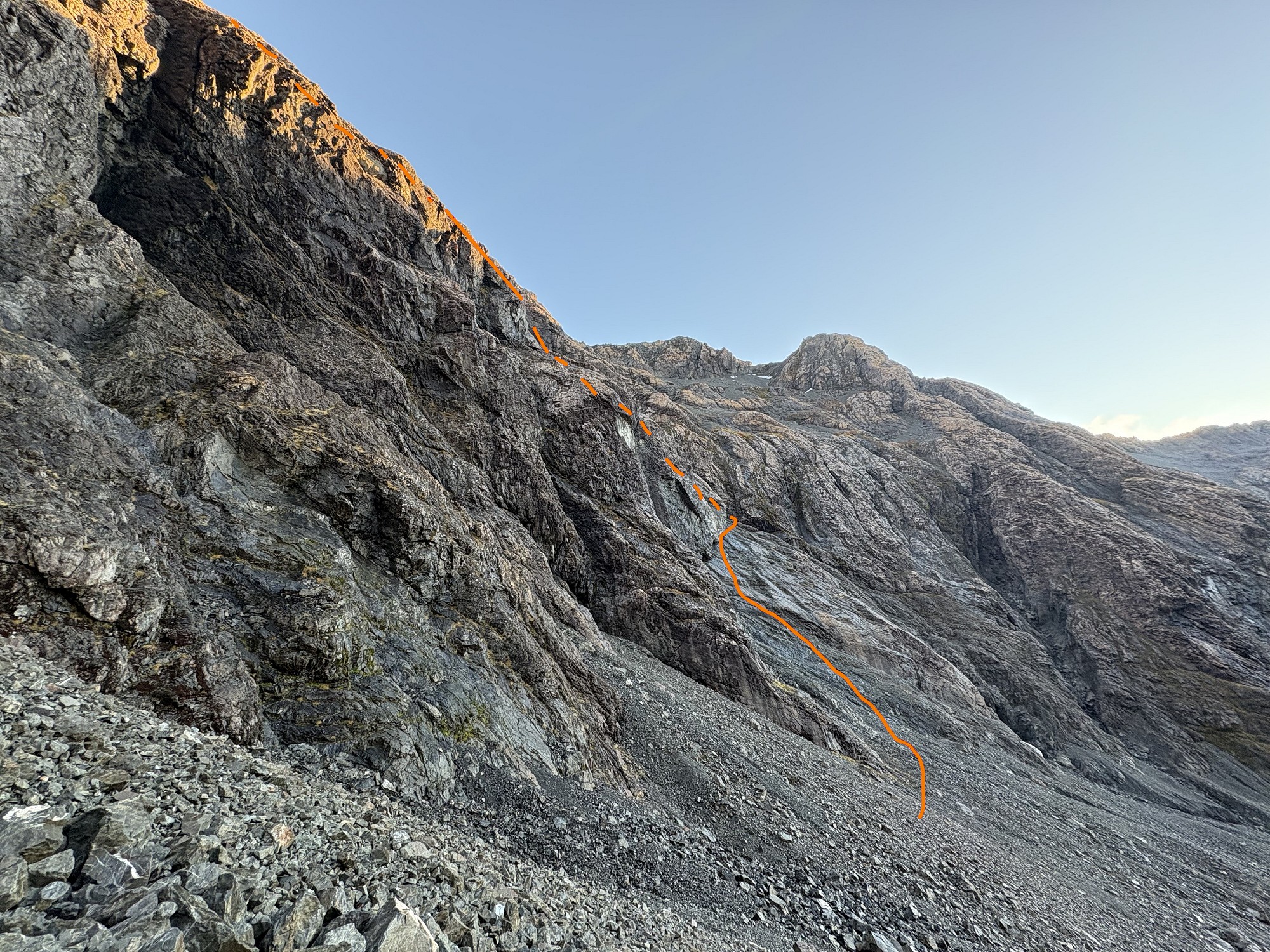 Mt Russel, East Face (The Last Bush Ranger)