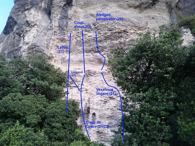 Bo Peep Slab - Recent routes, Phil Castle photo