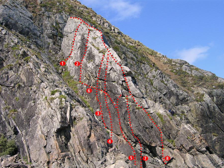 North Face, The Pinnacle, Titahi Bay. Photo: Kristen Foley