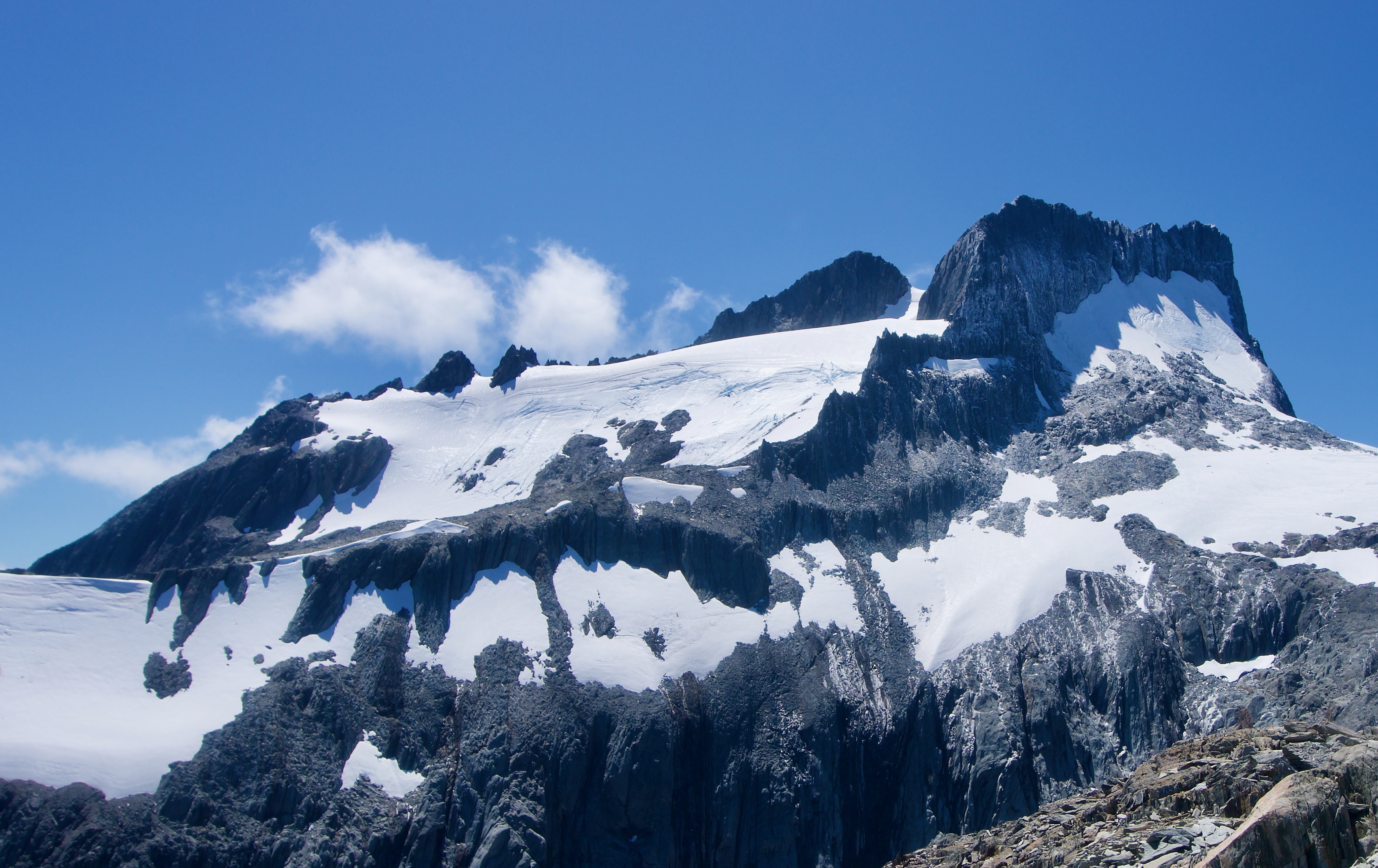 Mt Ward from the south-west. Photo: Richard Thomson
