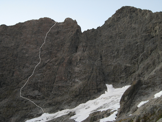 North Face of Ngaitahu Peak