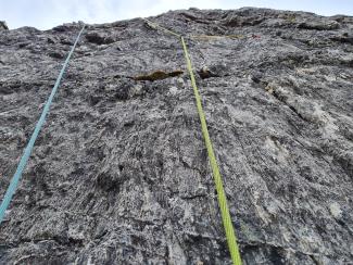 rock quality on lower buttress