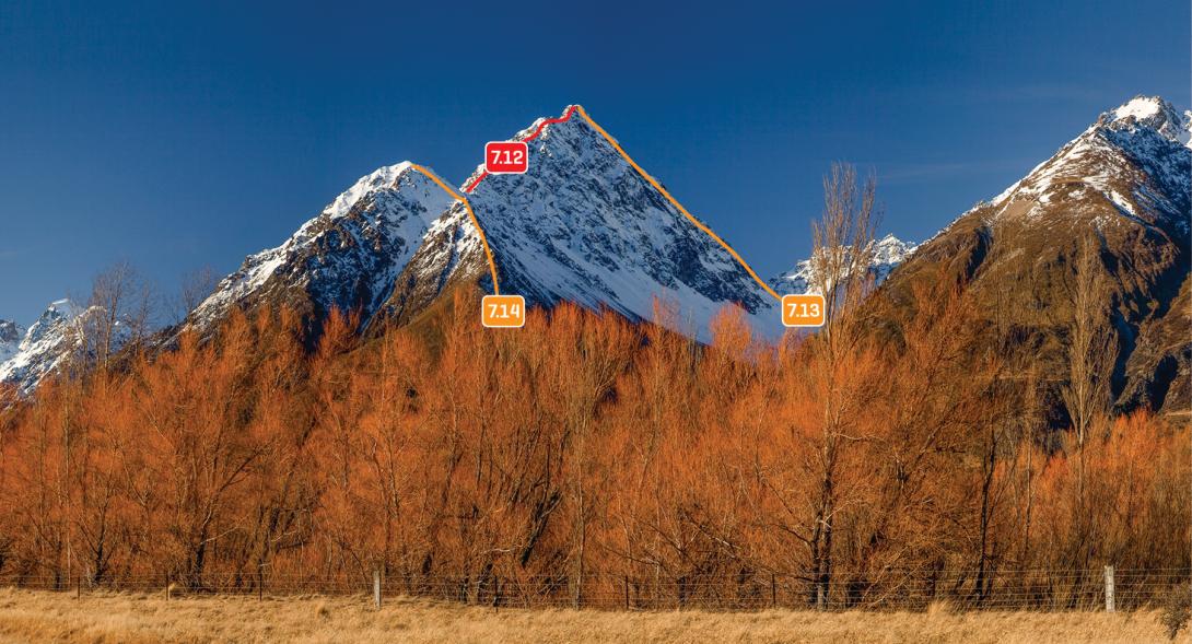 Mt Blackburn from the Tasman valley