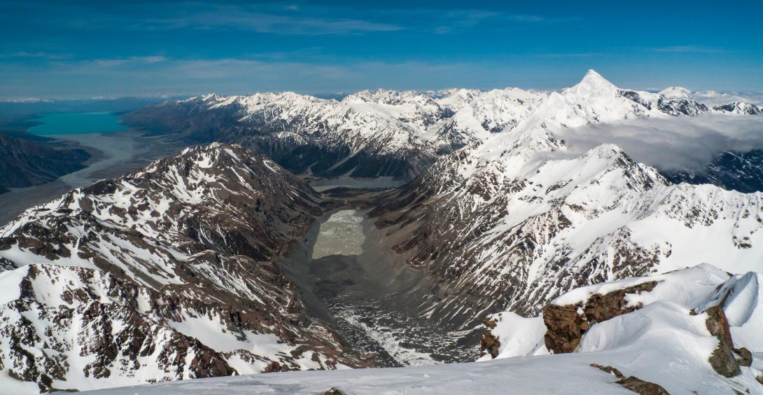 Lower Hooker valley from Nazomi