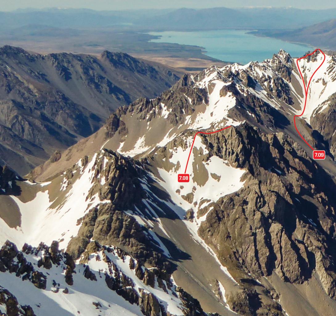 Mt Little and Brass Peak from The Nuns Veil, November 2016