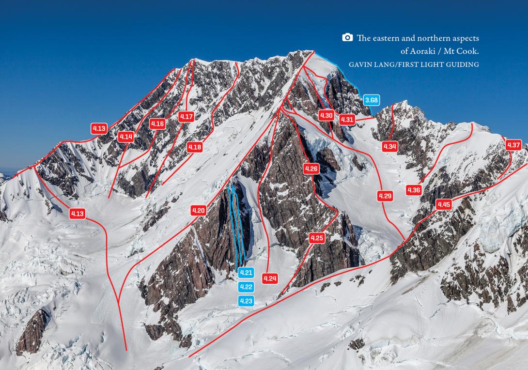Aoraki East and North aspect