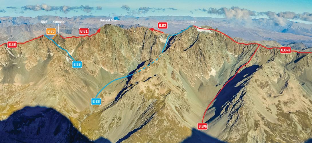 Liebig Range, Mt Olaf to Mt Hutton, March 2016