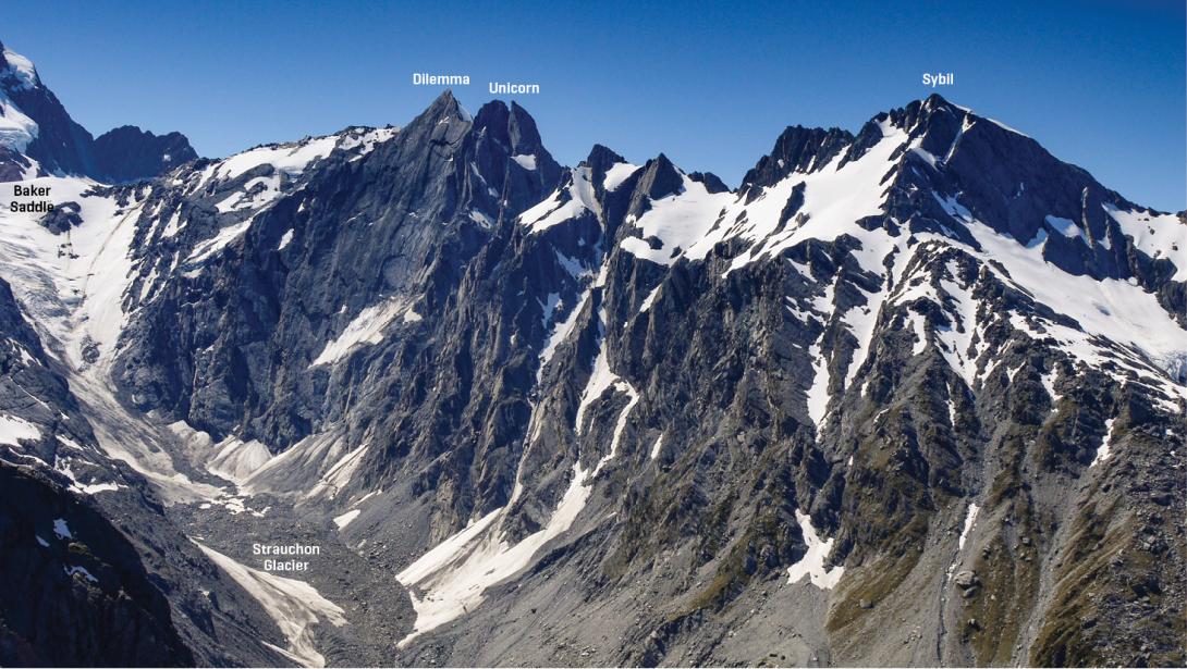 Banks Range from above Darkwater Saddle, January 2015